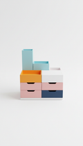 Organizador de escritorio modular apilable