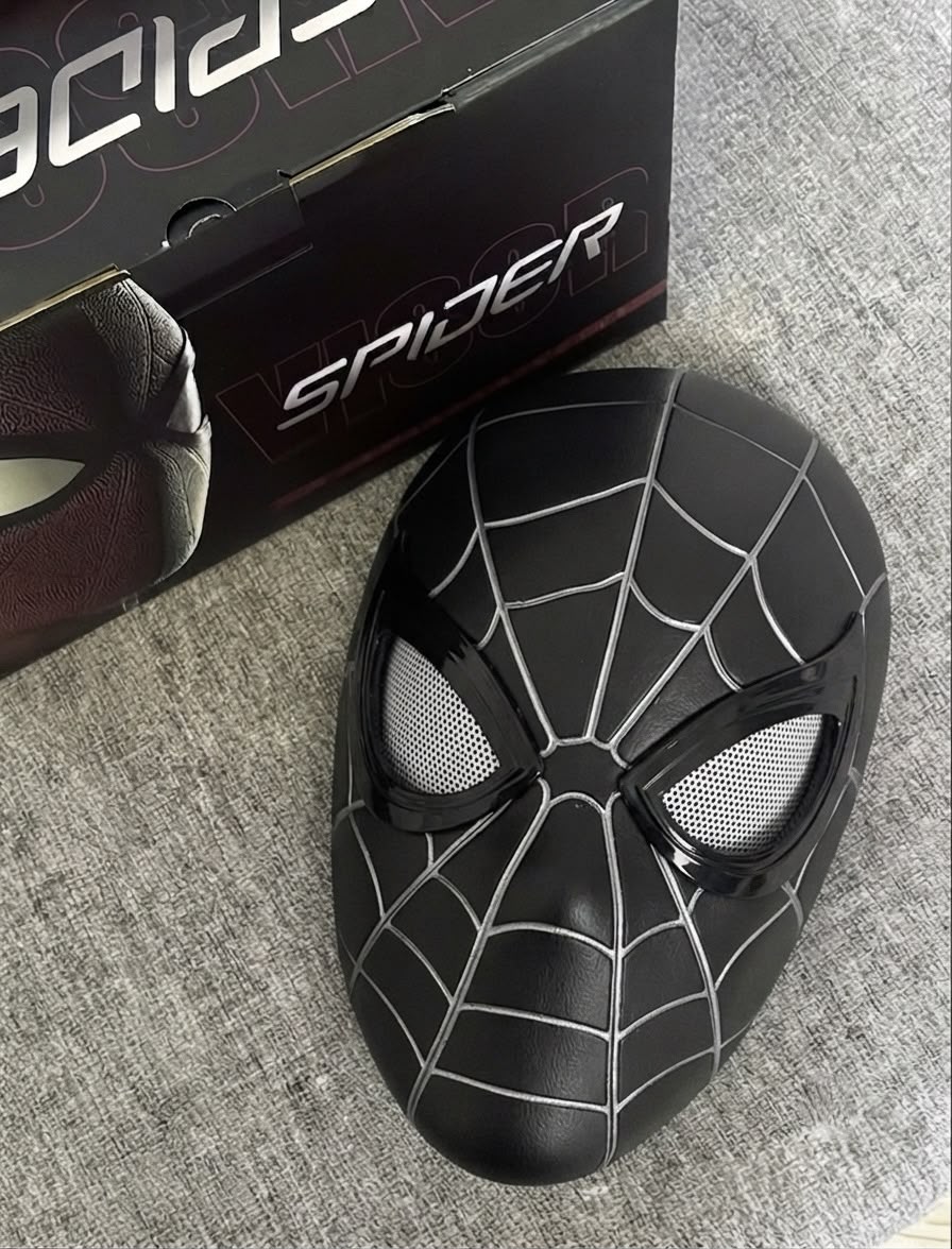 Spider Vision – Máscara Arácnida Electrónica Negra