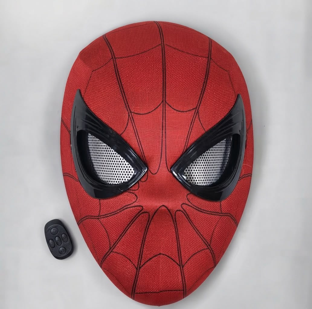 Spider Vision – Máscara Arácnida Electrónica Roja