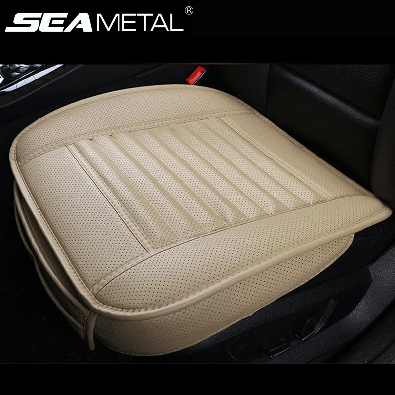 Cojín Protector Premium de Cuero para Asientos de Coche