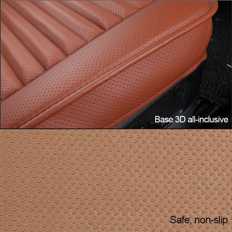 Cojín Protector Premium de Cuero para Asientos de Coche