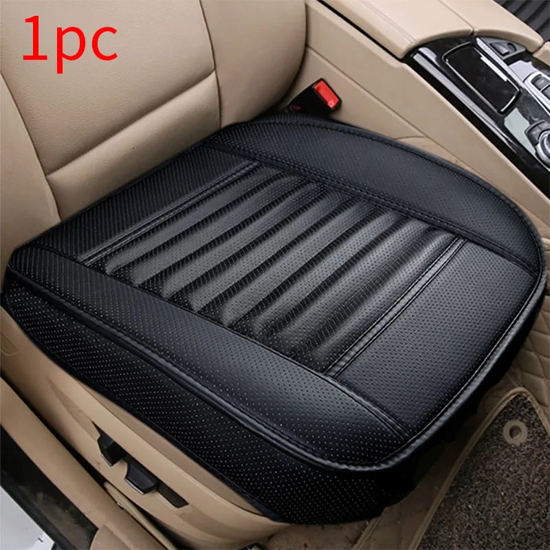 Cojín Protector Premium de Cuero para Asientos de Coche