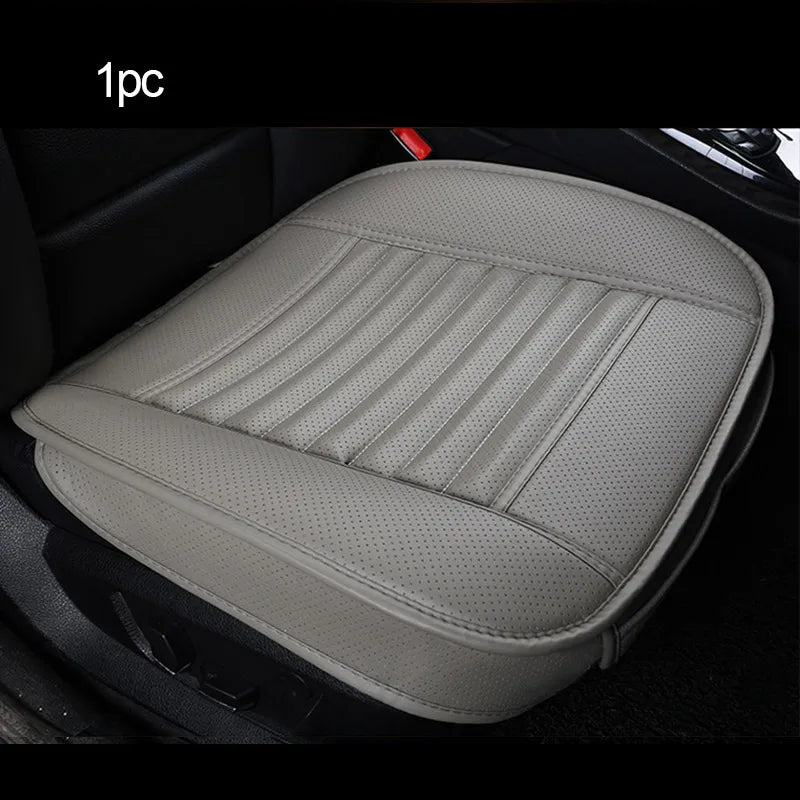 Cojín Protector Premium de Cuero para Asientos de Coche