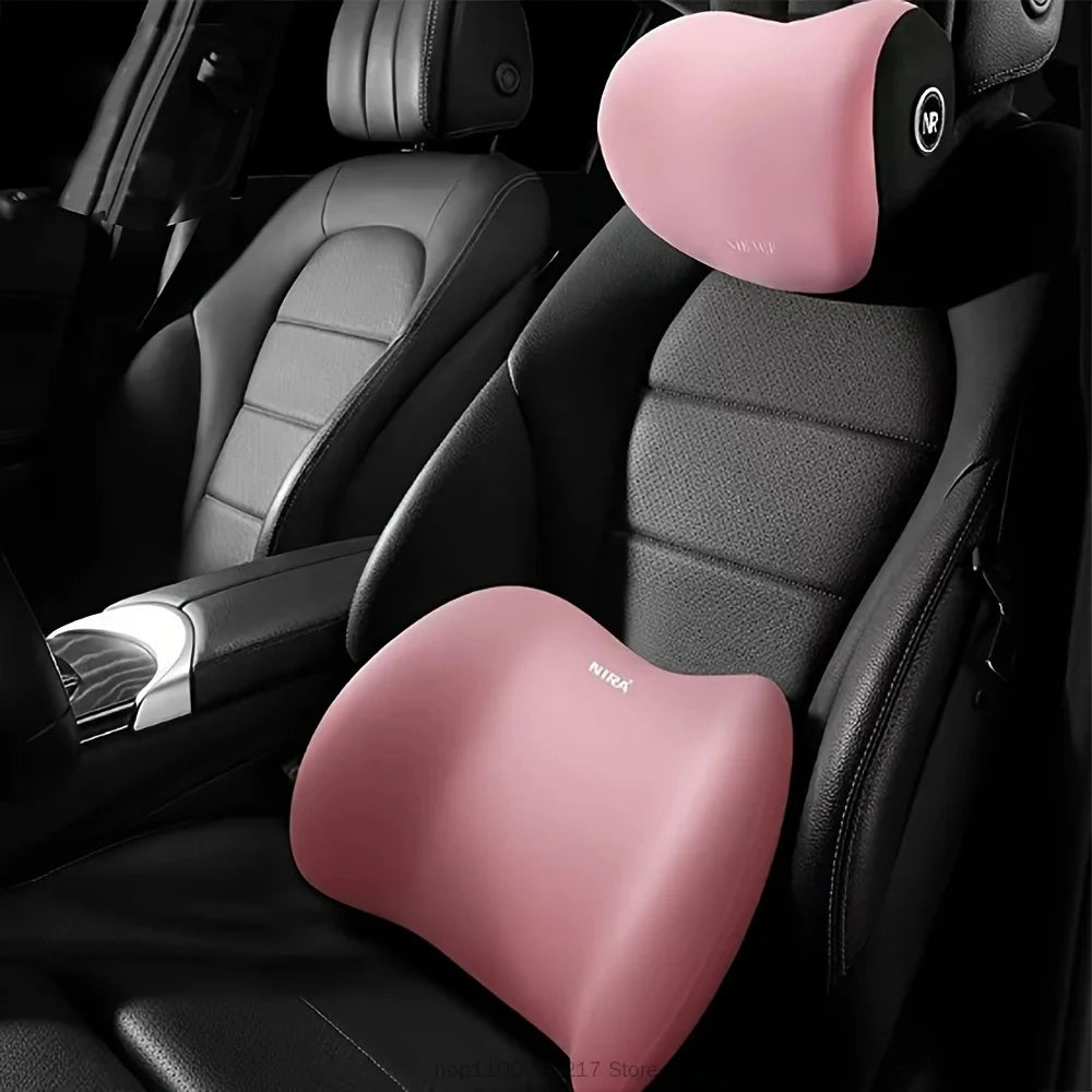 Pack Ergonómico Viscoelástico | Reposacabezas + Soporte Lumbar Premium