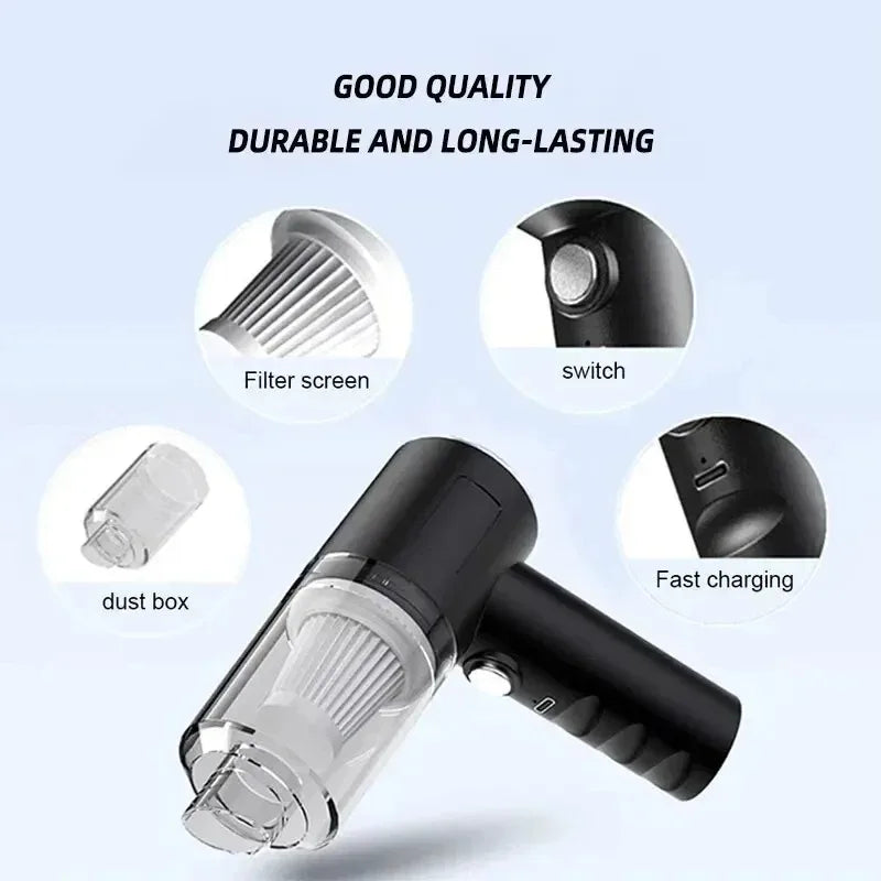 Mini Aspirador Inalámbrico Pro 120W