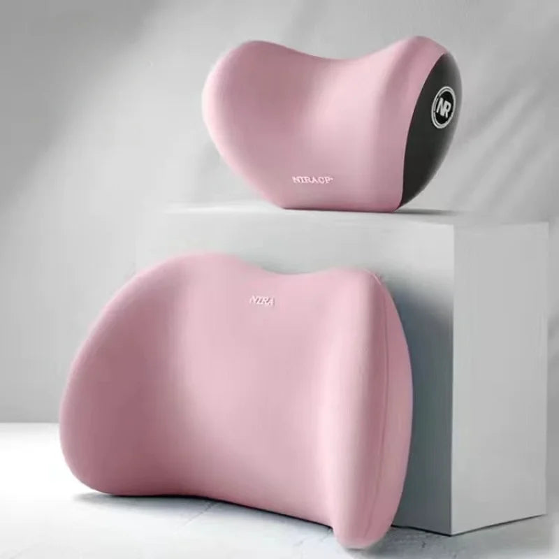 Pack Ergonómico Viscoelástico | Reposacabezas + Soporte Lumbar Premium