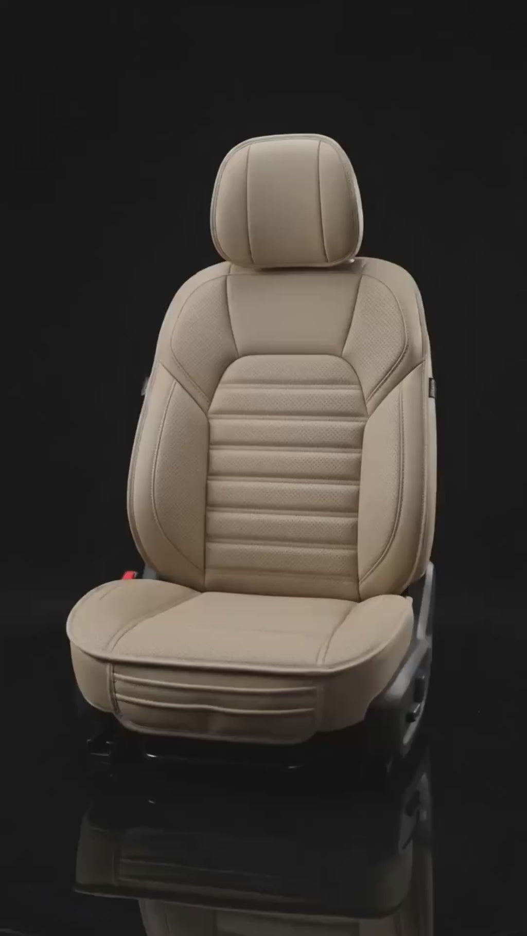 Cojín Protector Premium de Cuero para Asientos de Coche